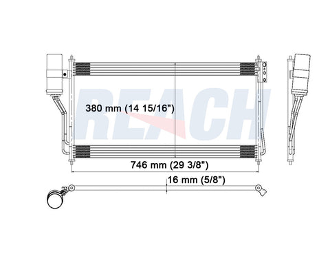 2005 NISSAN QUEST 3.5 L CONDENSER REA31-3034P
