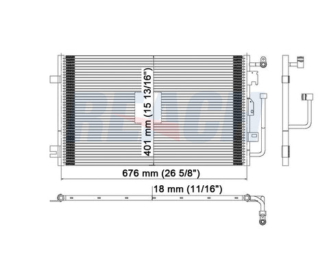 2003 PONTIAC SUNFIRE 2.2 L CONDENSER REA31-4612P